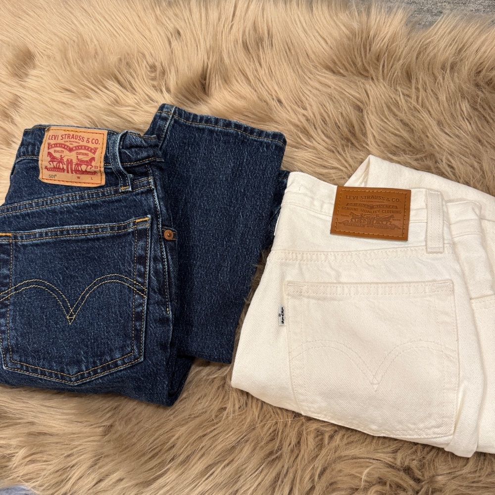 Lot of Two Size 24 Levi's Jeans